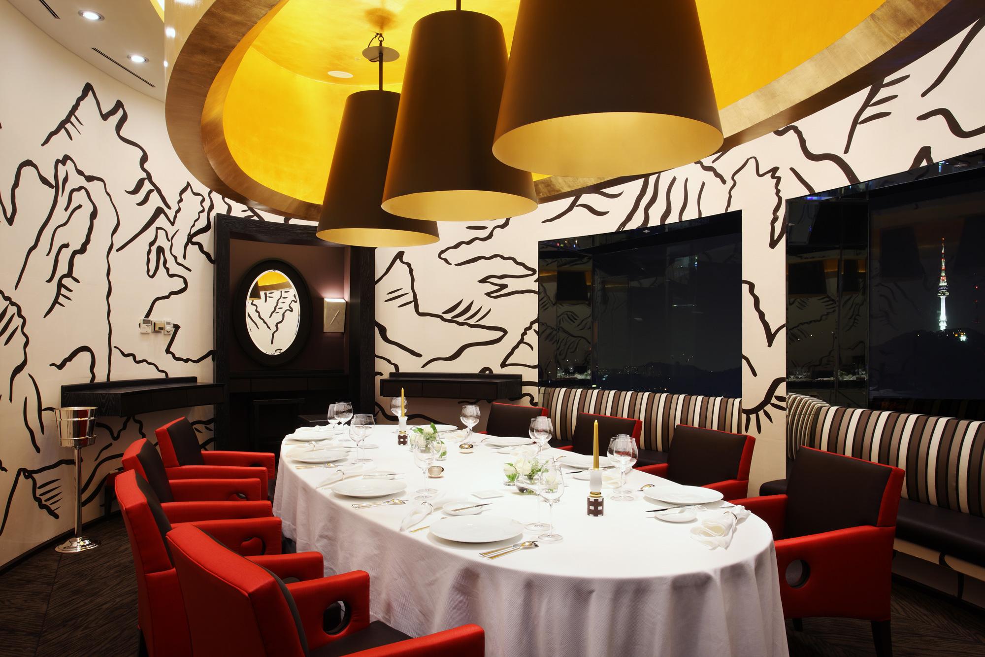 Lotte Hotel Seoul Executive Tower Exterior foto Restaurant in Moscow